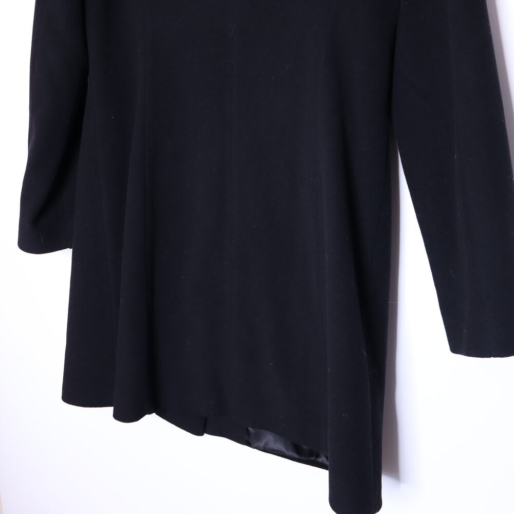 7 For All Mankind Black Women's Wool Coat - Picture 8 of 11